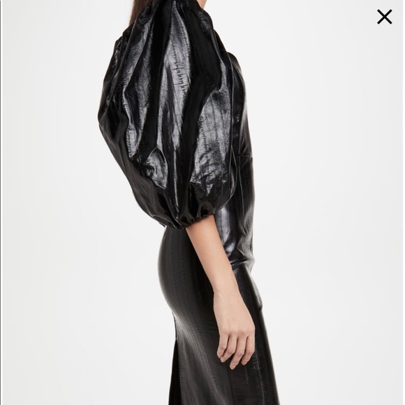 NWT rotate faux leather dress - Picture 3 of 7